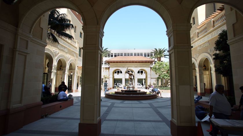 The USC School of Cinematic Arts will remove an exhibit dedicated to John Wayne, the school announced Friday.(Kirk McKoy / Los Angeles Times)