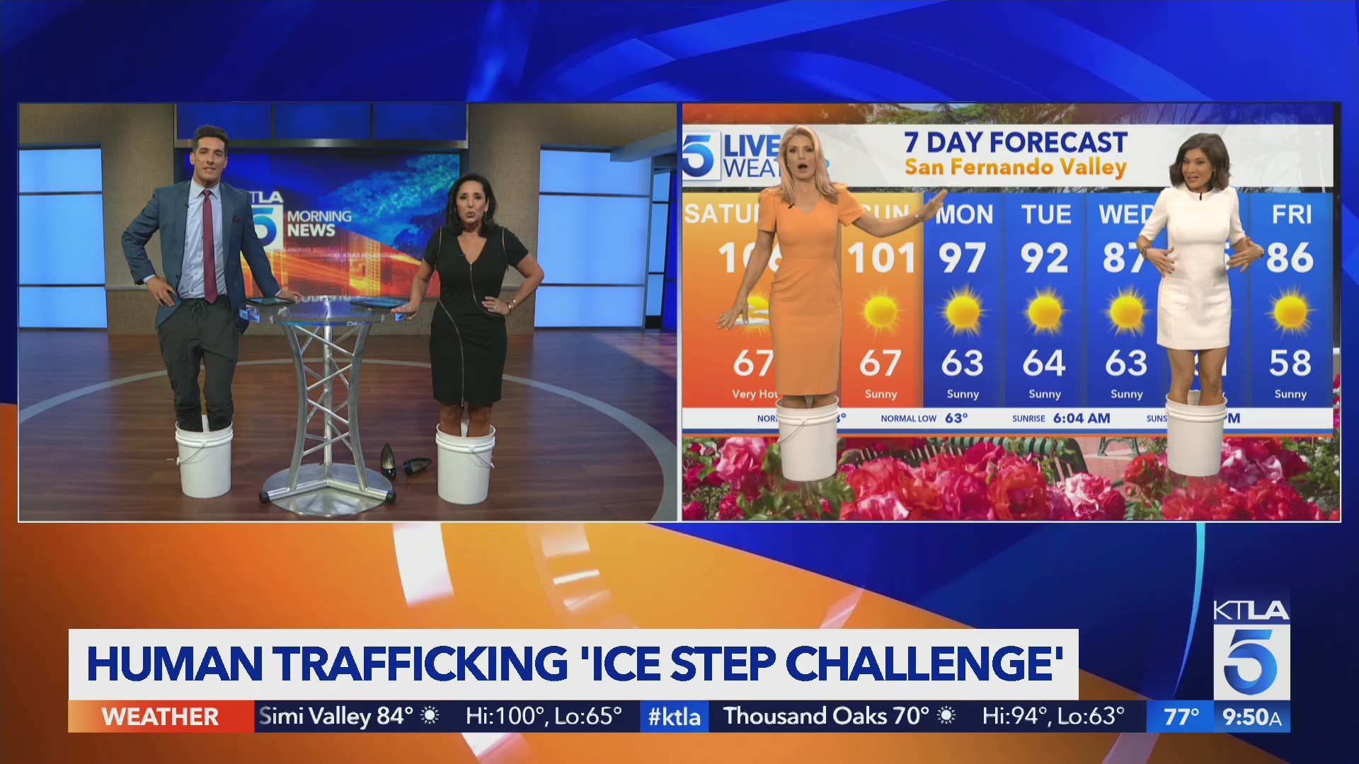 Dr. Sandra Morgan and the Human Trafficking Ice Step Challenge