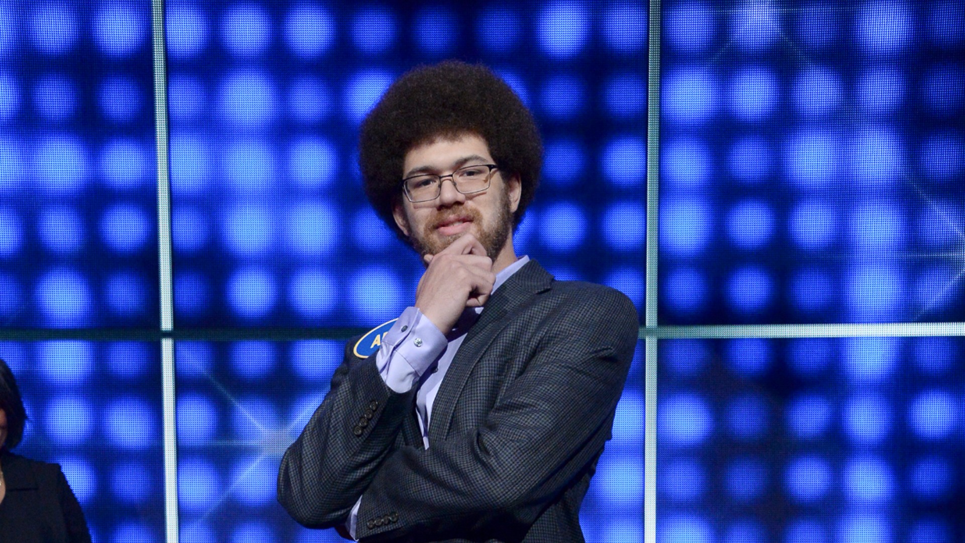 Adam Abdul-Jabbar is seen in an image photo from an appearance on "Celebrity Family Feud." (Eric McCandless/Walt Disney Television via Getty Images)