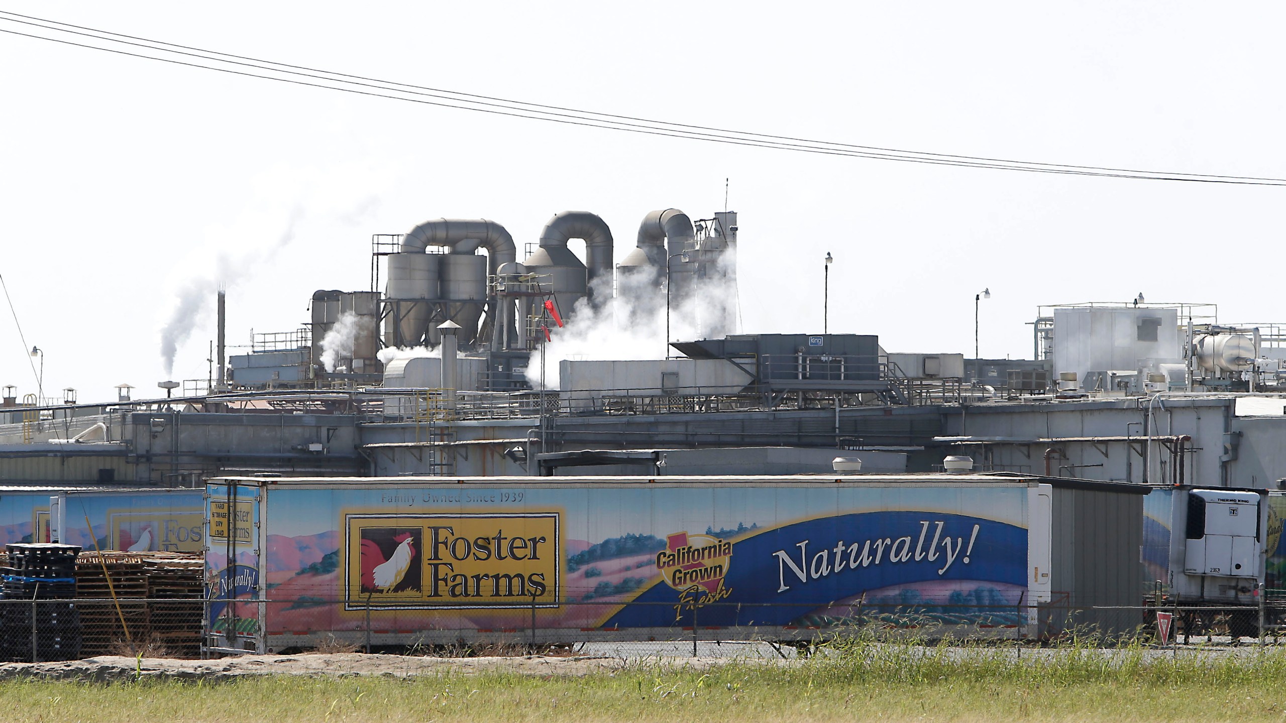 The Foster Farms processing plant in Livingston, California, is seen in 2013. (Rich Pedroncelli / Associated Press)