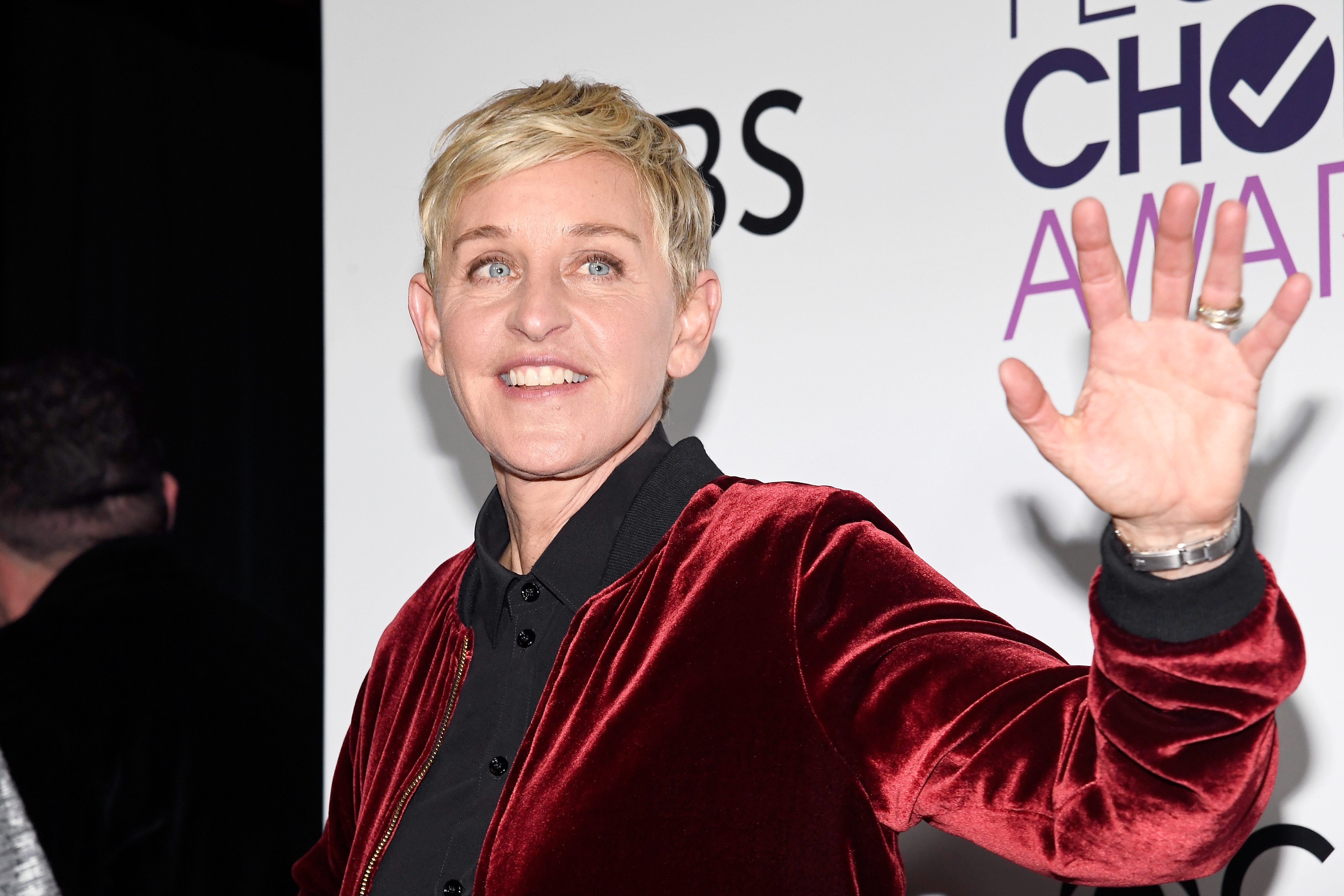 Ellen Degeneres poses in the press room during the People's Choice Awards on January 18, 2017, in Los Angeles. (Kevork Djansezian/Getty Images)