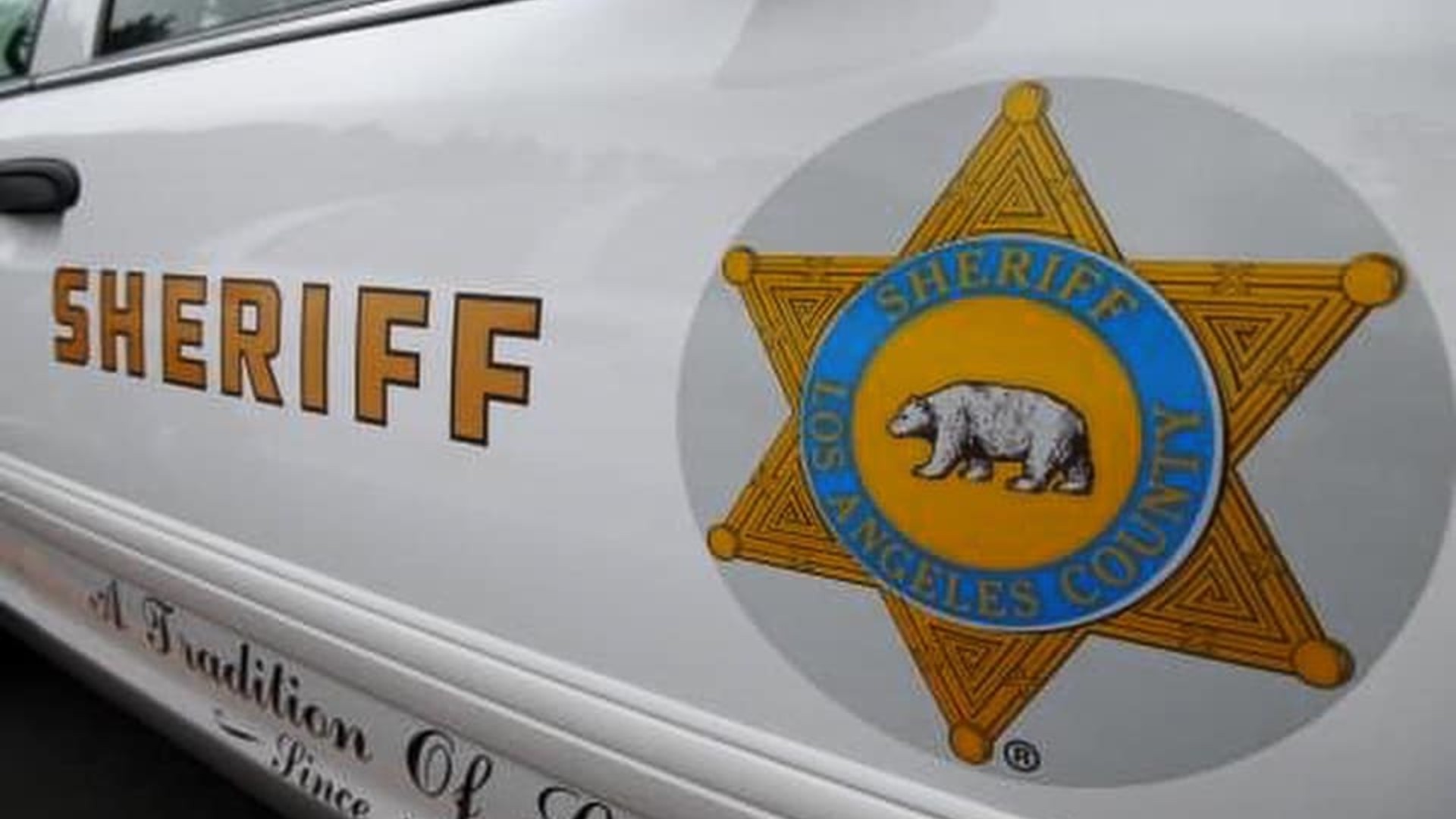 A Los Angeles County Sheriff's Department vehicle is seen in a file photo on the Lancaster Sheriff's Station's Facebook page. (LASD)