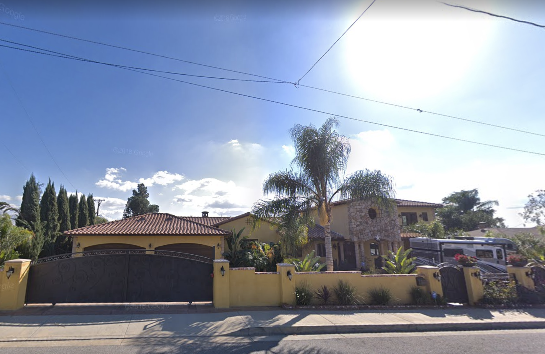 A home located at 1120 E. Sierra Madre in Glendora appears in this image from Google Maps.