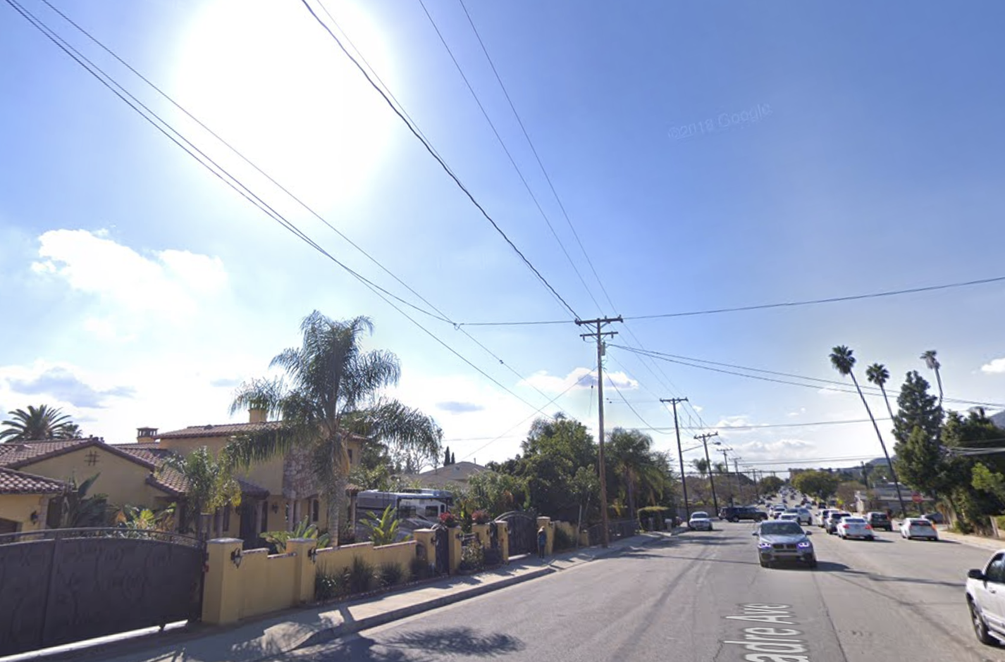 A home located at 1120 E. Sierra Madre in Glendora appears in this image from Google Maps.