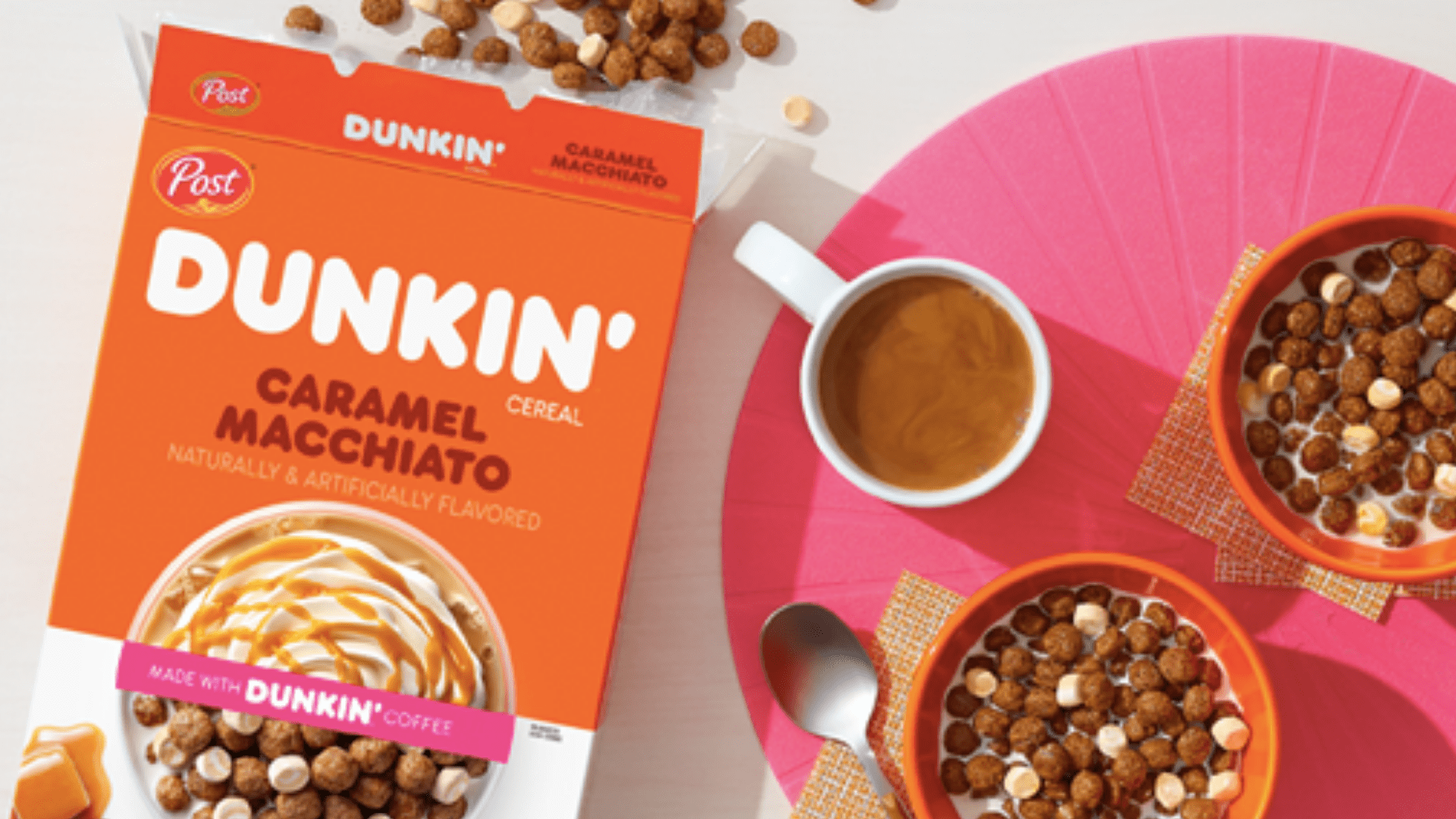 Dunkin' cereal is seen in an image from the brand's website in August 2020.