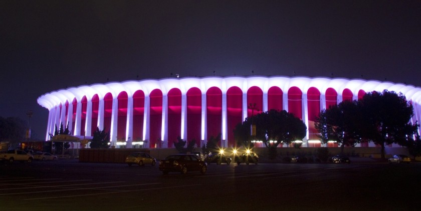 The Forum in Inglewood appears in this undated photo. (Gina Ferazzi / Los Angeles Times)