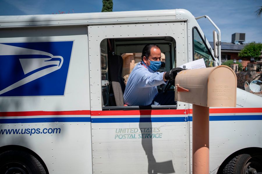 USPS postal worker