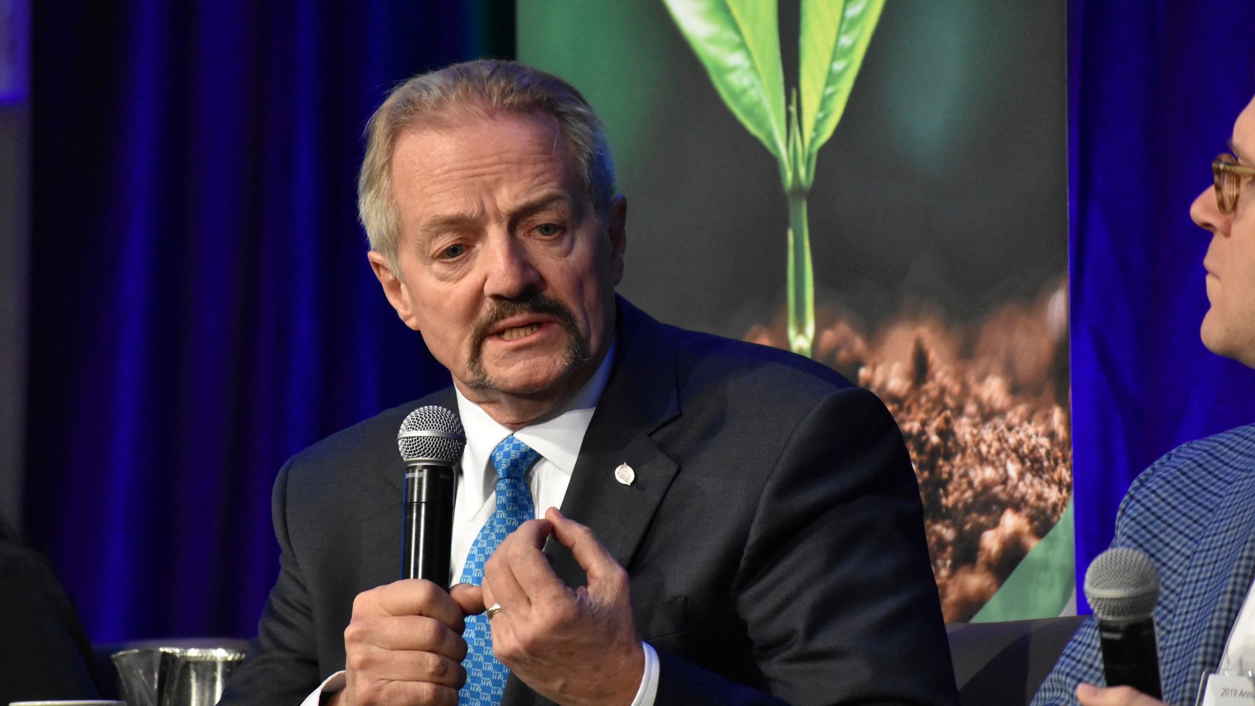 U.S. Bureau of Land Management Acting Director William "Perry" Pendley speaks at a conference for journalists in Fort Collins, Colorado on Oct. 11, 2019. (Matthew Brown / Associated Press)