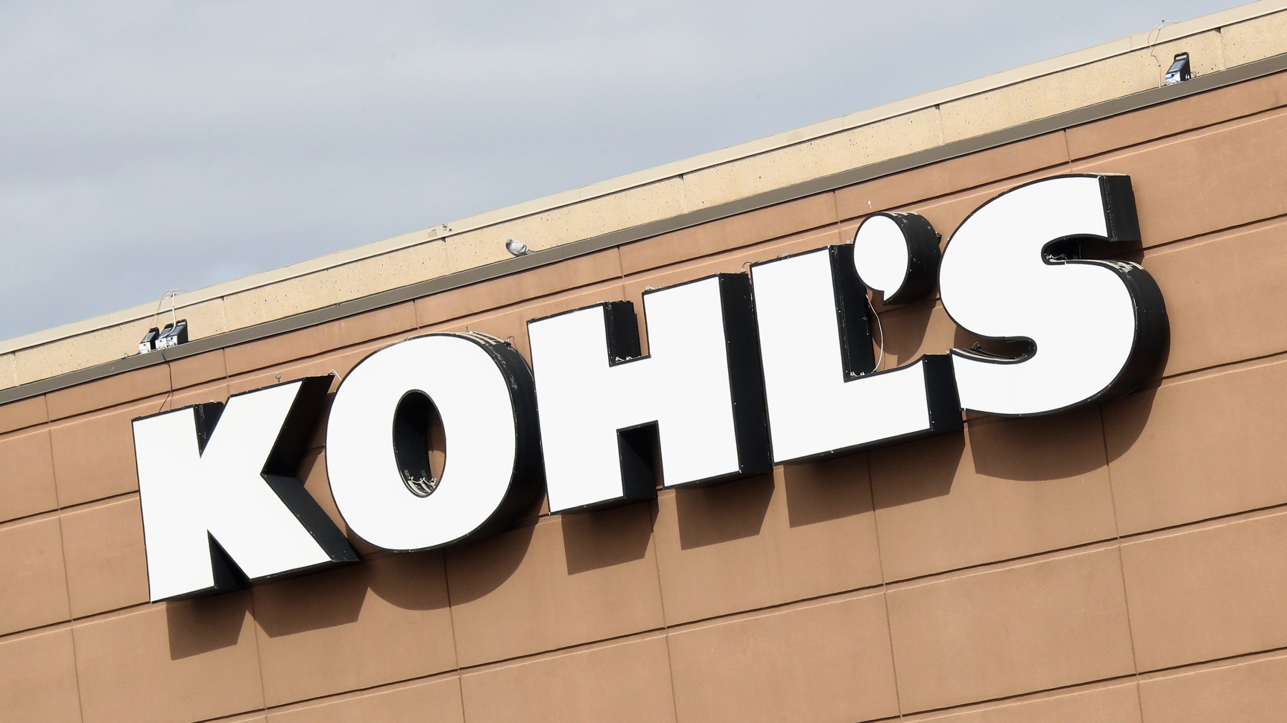 An image of the sign for Kohl's as photographed on March 16, 2020 in Levittown, New York. (Bruce Bennett/Getty Images)