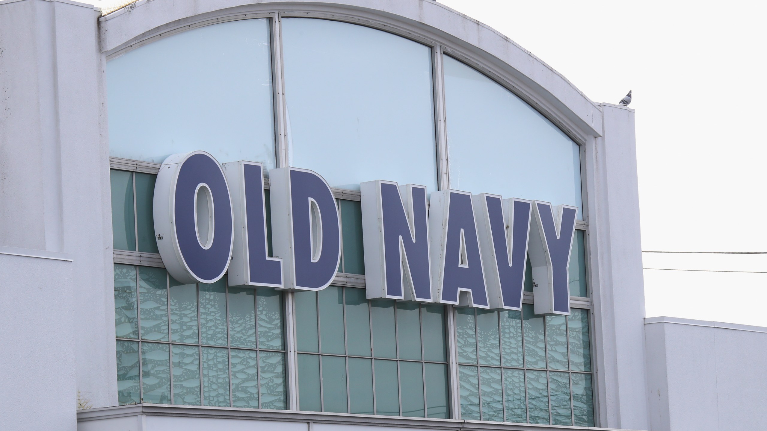 An image of the sign for Old Navy as photographed on March 16, 2020 in Levittown, New York. (Bruce Bennett/Getty Images)