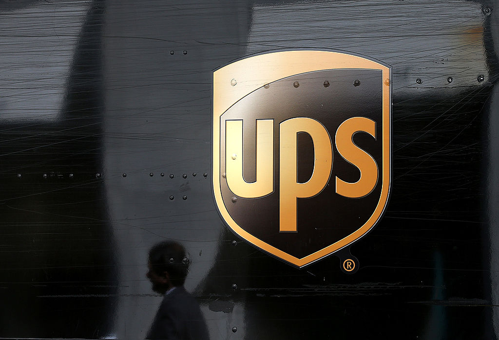 A UPS truck in San Francisco on June 17, 2014. (Justin Sullivan / Getty Images)