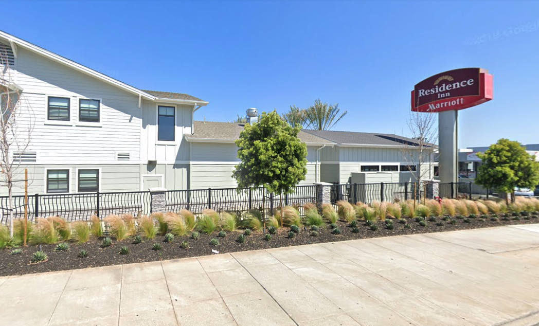 The Residence Inn on Sepulveda Boulevard where the shooting occurred in seen in a Street View image from Google Maps.