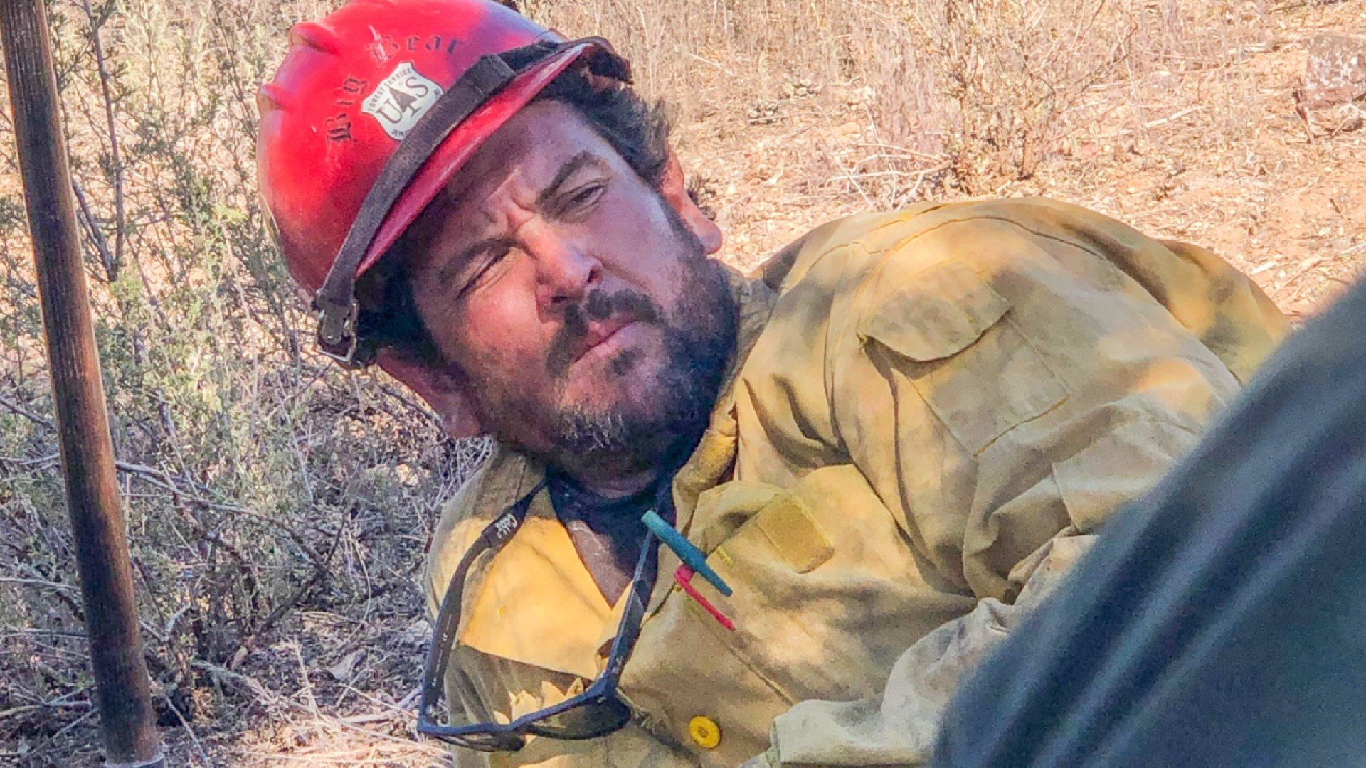 Charles Morton, a firefighter who died while battling the El Dorado Fire, is seen in a photo released by San Bernardino National Forest officials.