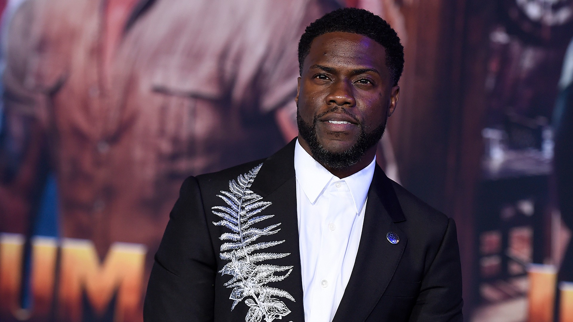 Kevin Hart poses for photographers at the premiere of "Jumanji: The Next Level," on Dec. 9, 2019, in Los Angeles. (Photo by Jordan Strauss/Invision/AP, File)