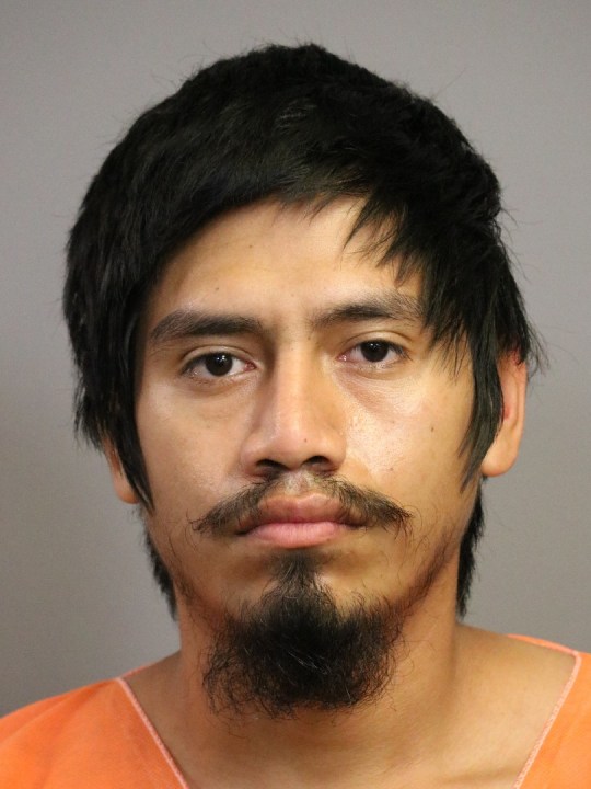 Mynor Augusto Esquivelvalle is seen in a booking photo released by Costa Mesa police.