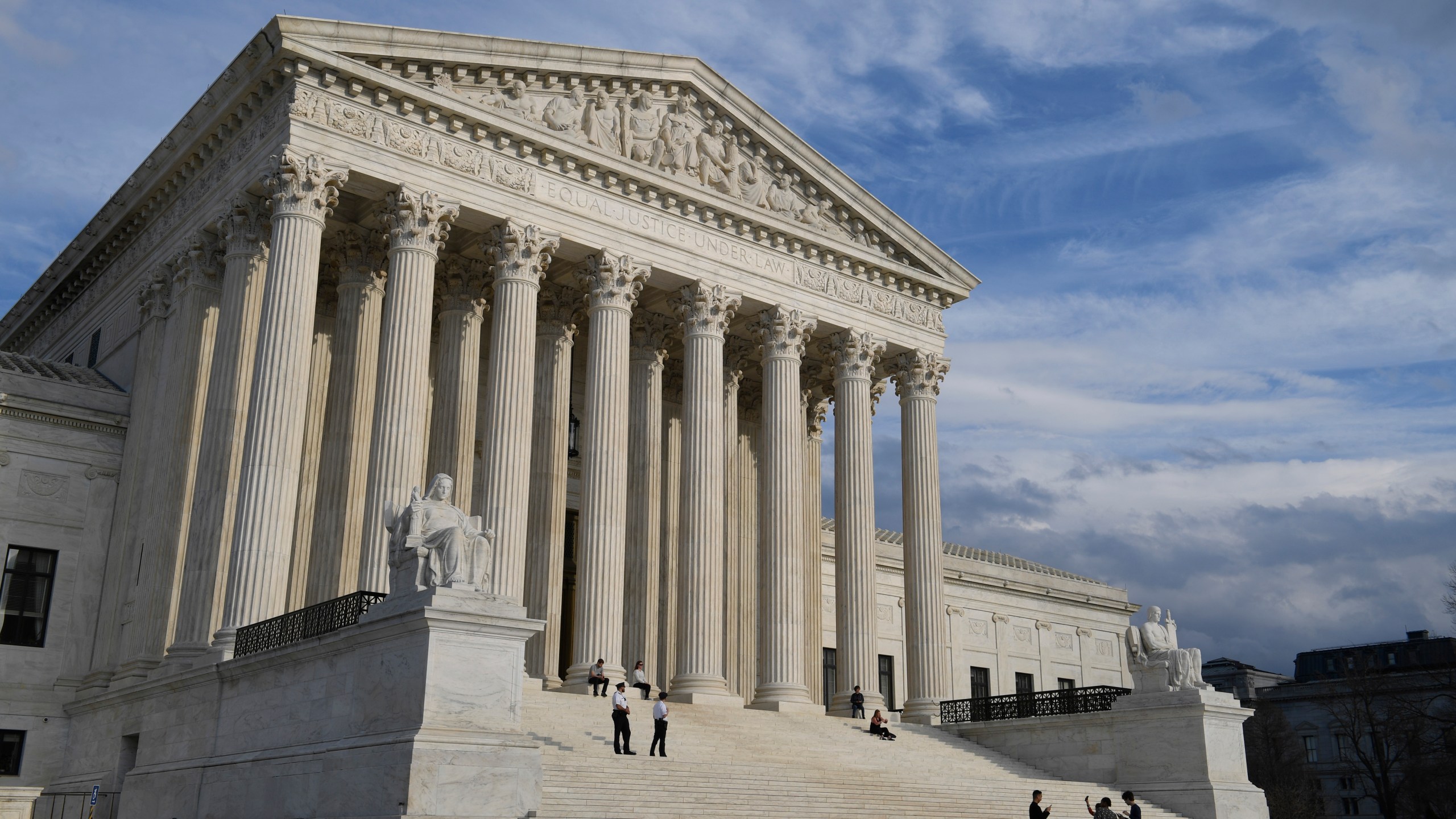 This March 15, 2019 file photo shows a view of the Supreme Court in Washington. (AP Photo/Susan Walsh)