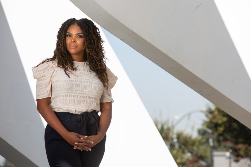 “This is a great opportunity to address inequalities for Black and Brown people and also additional opportunities for upward mobility,” says Compton Mayor Aja Brown, who's seen in this undated photo. (Jason Armond / Los Angeles Times)