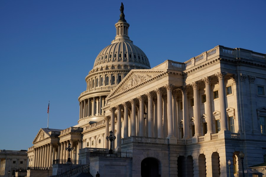 The U.S. Capitol is seen in Washington, Monday, Oct. 5, 2020. (AP Photo/J. Scott Applewhite))