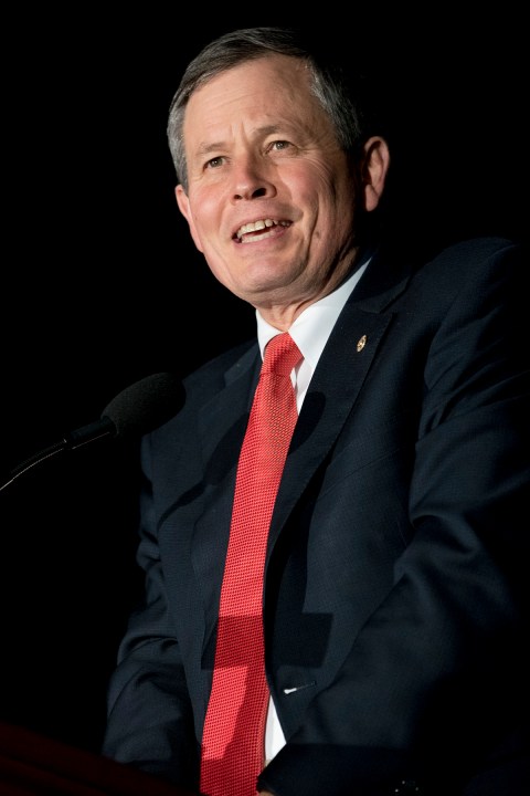 Sen. Steve Daines, R-Montana. (AP Photo/Andrew Harnik)