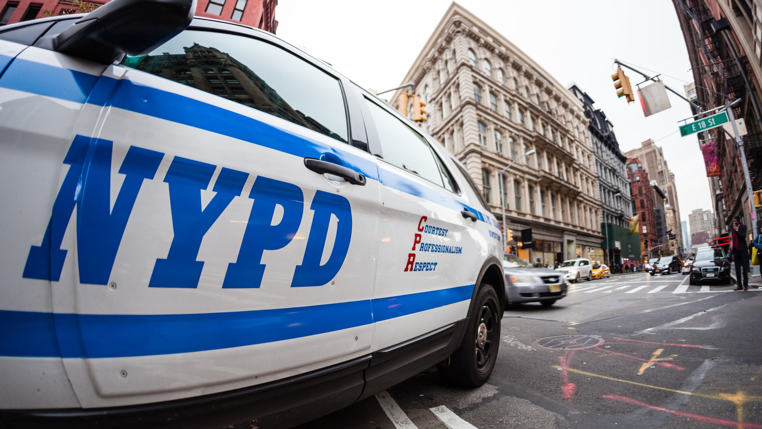 An NYPD police car is seen in this undated file photo. (Getty Images)