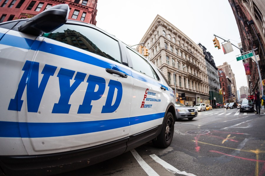 An NYPD police car is seen in this undated file photo. (Getty Images)