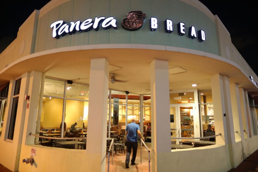 A Panera Bread restaurant is seen on Nov. 8, 2017 in Miami Beach, Florida. (Joe Raedle/Getty Images)