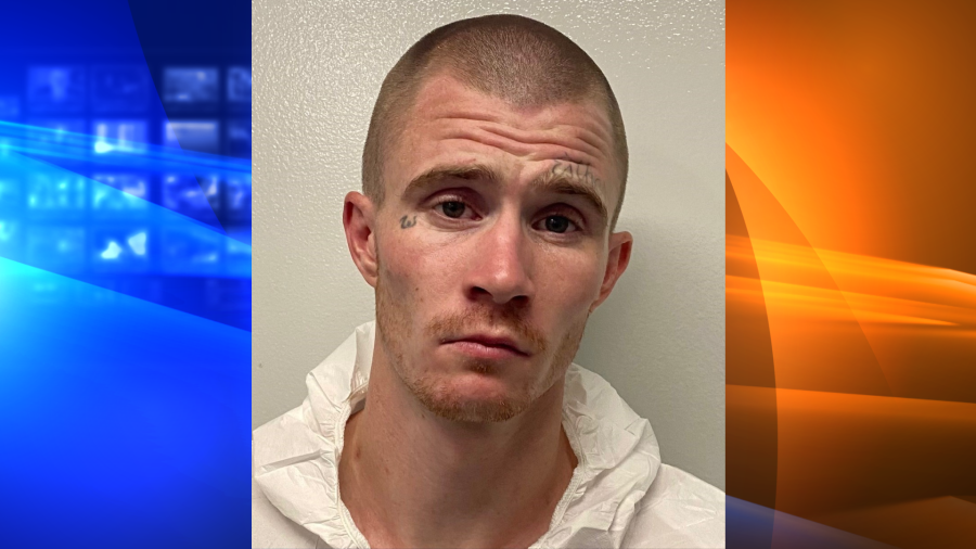 Jonathan Kyler Nunn, 25, of Idyllwild is seen in a photo released by the Hemet Police Department.