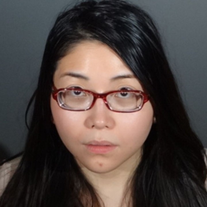 Andrea Dorothy Chan Reyes is seen in a booking photo released by Whittier police.