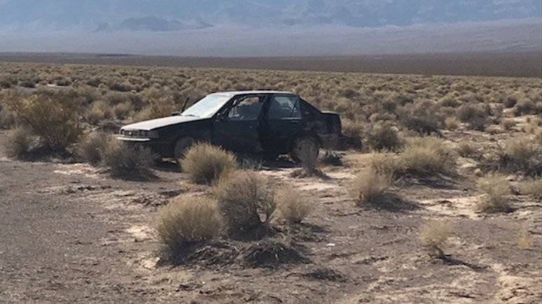 A car found at the scene.(Nye County Sheriff’s Office)