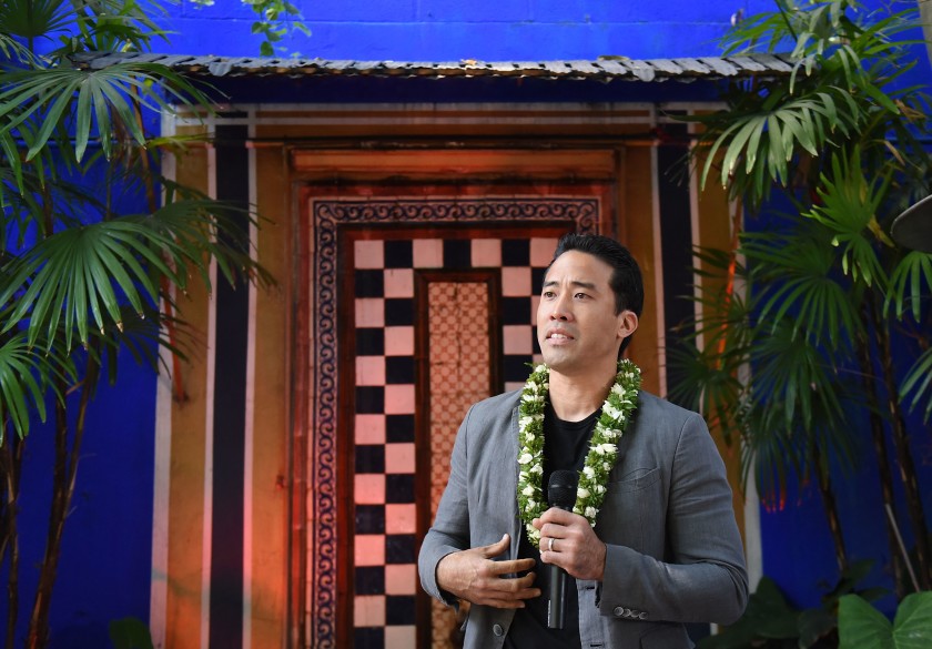 Celebrity-backed animal activist Marc Ching, seen in this undated photo, was charged with practicing veterinary medicine without a license and engaging in false advertising at his pet food store. (Angela Weiss via Los Angeles Times)