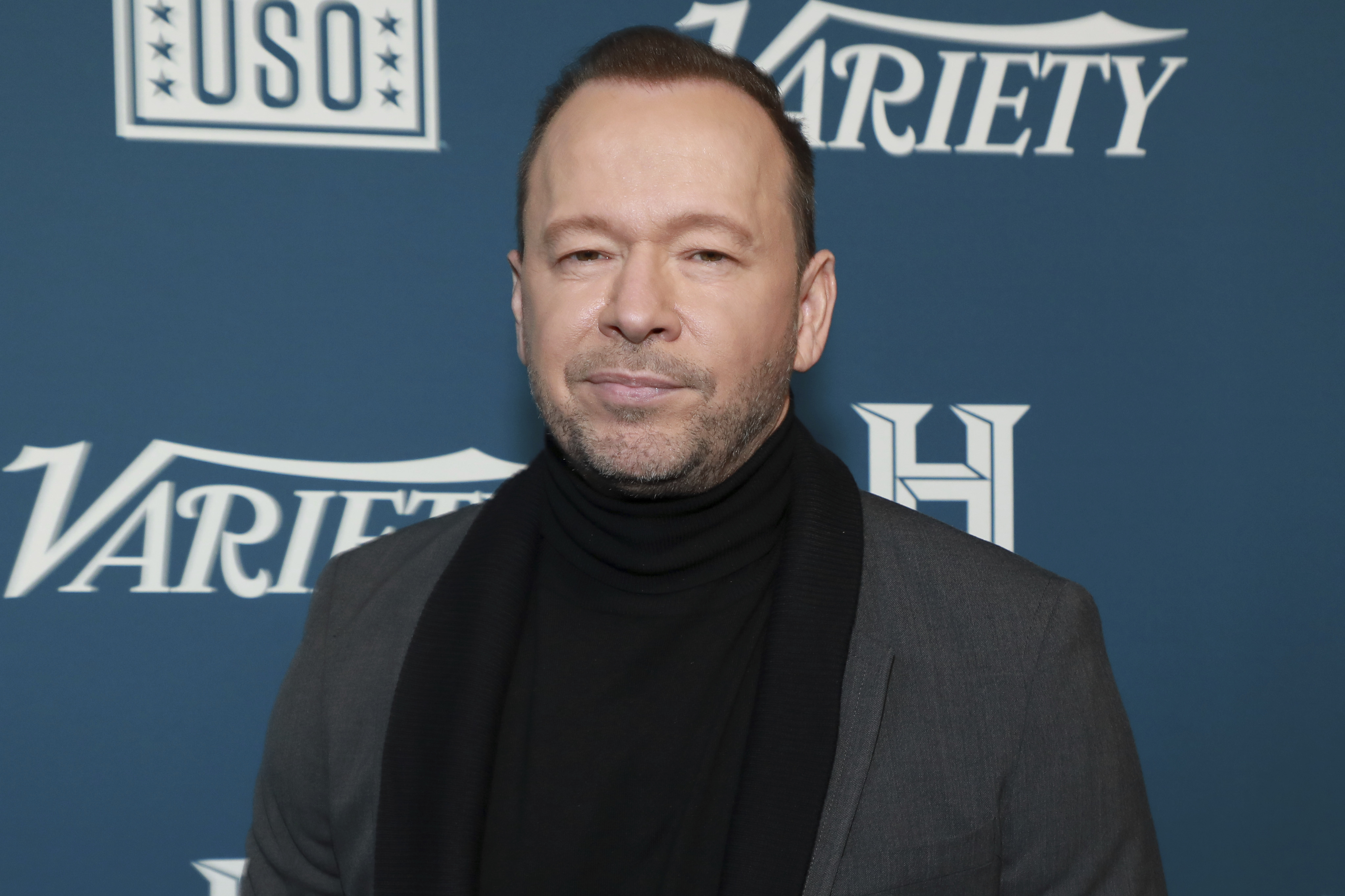 In this Nov. 6, 2019, file photo, Donnie Wahlberg attends Variety's third annual "Salute to Service" celebration at Cipriani 25 Broadway in New York. On Nov. 7, 2020, Wahlberg left a $2,020 tip on a $35.27 lunchtime bill at a restaurant in Plymouth, Mass. (Photo by Jason Mendez/Invision/AP, File)