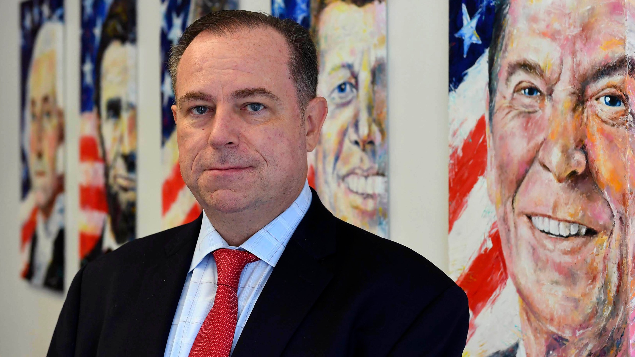 This 2018 photo shows Chris Ruddy, CEO of Newsmax. (Newsmax via AP)