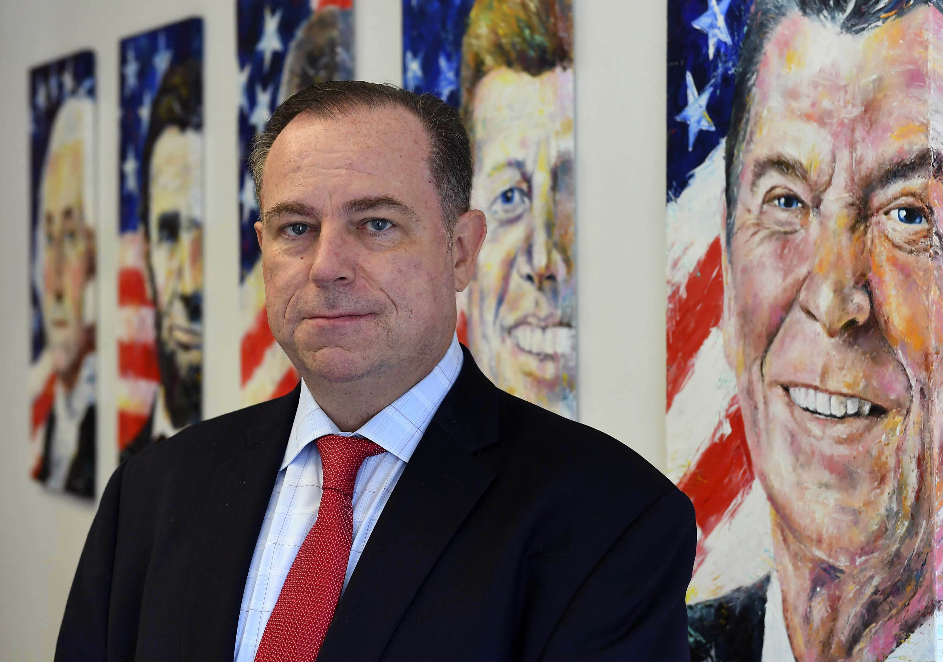 This 2018 photo shows Chris Ruddy, CEO of Newsmax. (Newsmax via AP)