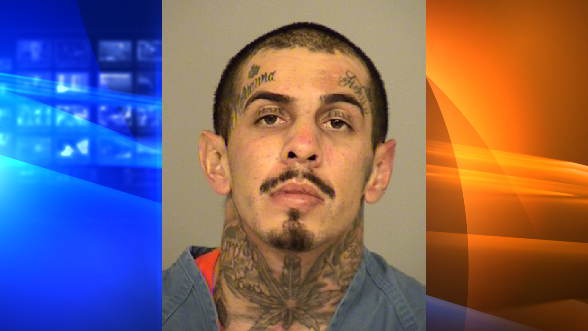 Joseph Michael Oliveira is seen in an undated booking photo provided by the Ventura County Sheriff's Office.