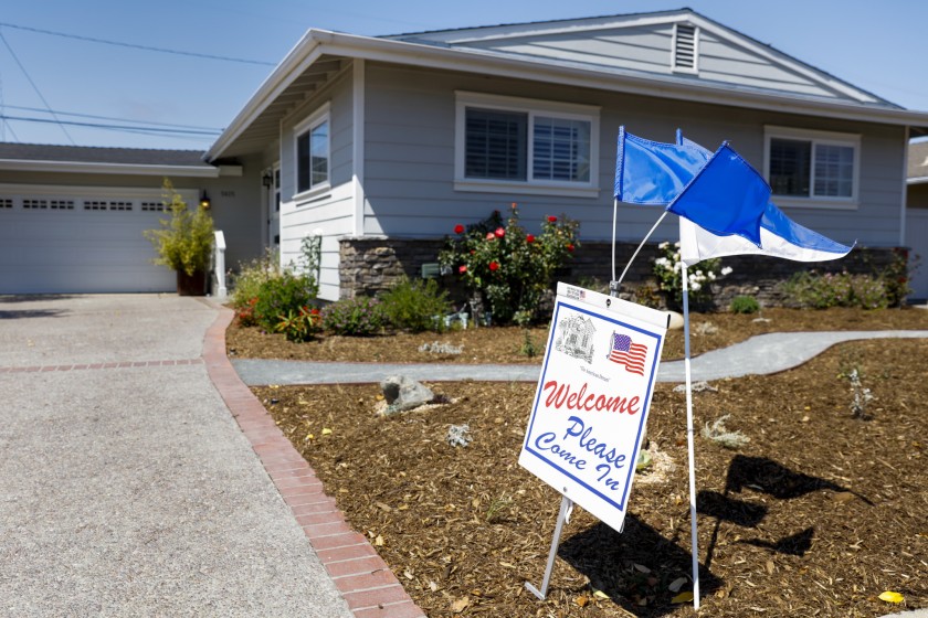 A file photo shows a home for sale in Southern California. (Jay L. Clendenin / Los Angeles Times)