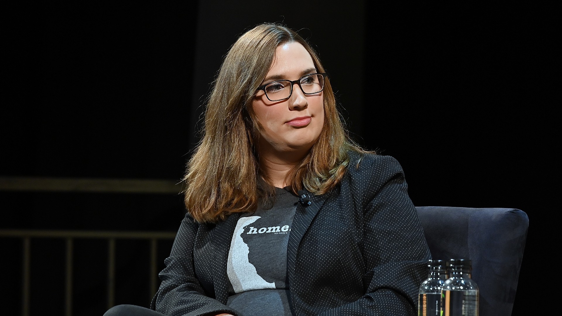 Sarah McBride attends "Out in Office" panel at Tribeca Celebrates Pride Day at 2019 Tribeca Film Festival at Spring Studio on May 4, 2019 in New York City. (Slaven Vlasic/Getty Images for Tribeca Film Festival)