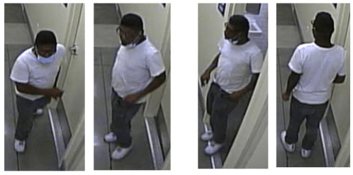 Police released a series of images of a man believed to have sexually assaulted a woman in a Bell Gardens store on Nov. 16, 2020.