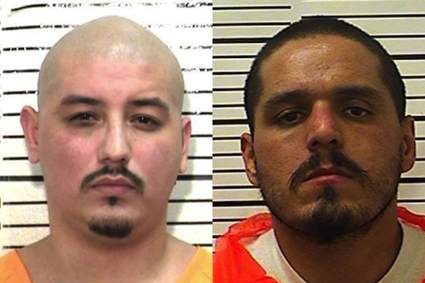 Martin Pachecho, left, is seen in a April 21, 2014 booking photo. Paul Solis, right, is seen in a booking photo from Nov. 10, 2020. (California Department of Corrections)