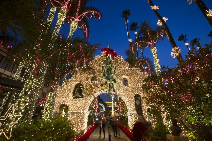 A 2016 photo from Riverside’s Festival of Lights, which is on hiatus this year due to the pandemic. (Brian van der Brug/Los Angeles Times)