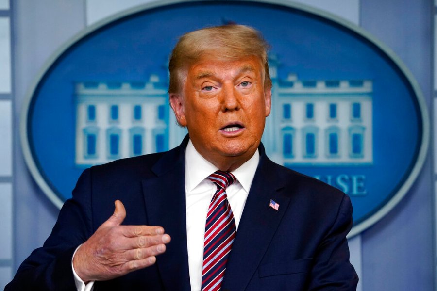 President Donald Trump speaks at the White House, in Washington. (AP Photo/Evan Vucci, File)