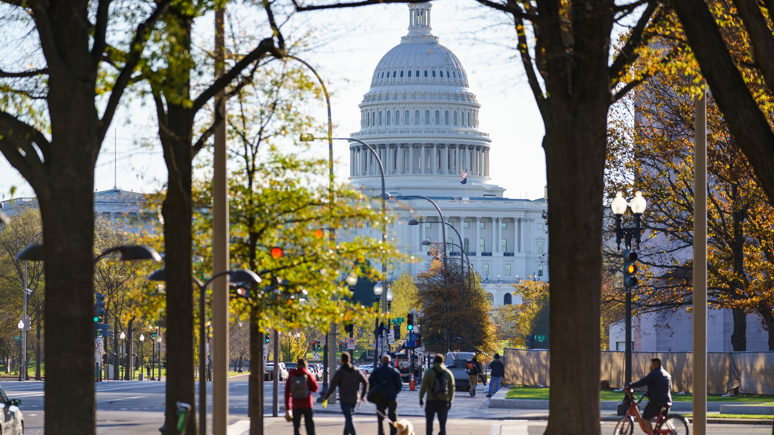 The Capitol is in Washington is seen on Nov. 16, 2020, as the House and Senate return to work. (AP Photo/J. Scott Applewhite)