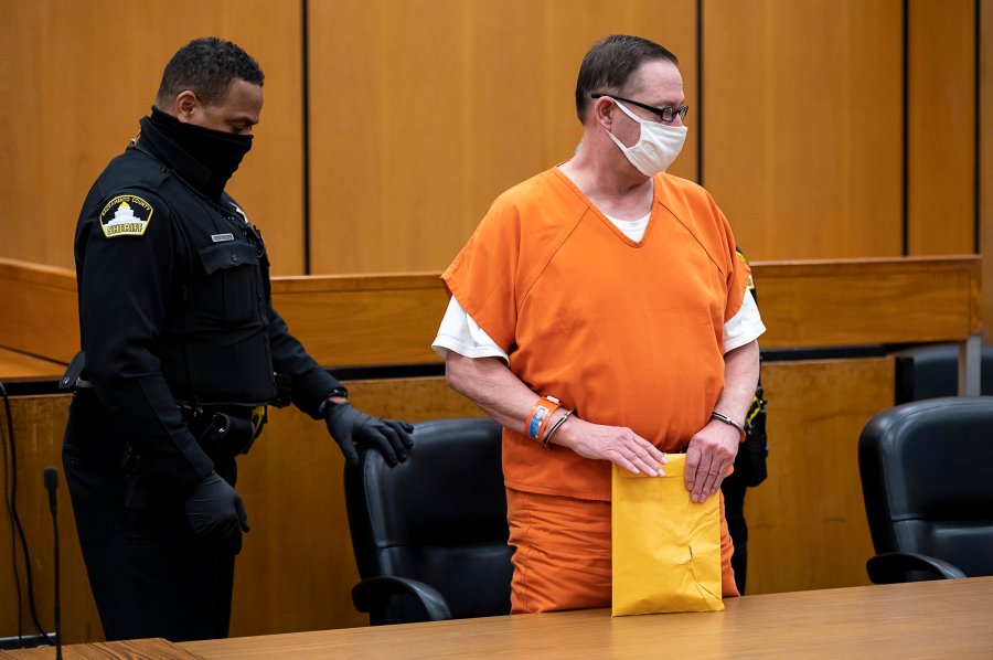 Roy Charles Waller, whose crimes went undetected for nearly three decades, is led away after being sentenced to 897 years in prison, the maximum allowed by law, Friday, Dec. 18, 2020, in Sacramento Superior Court in Sacramento, Calif. (Paul Kitagaki Jr./The Sacramento Bee via AP, Pool)