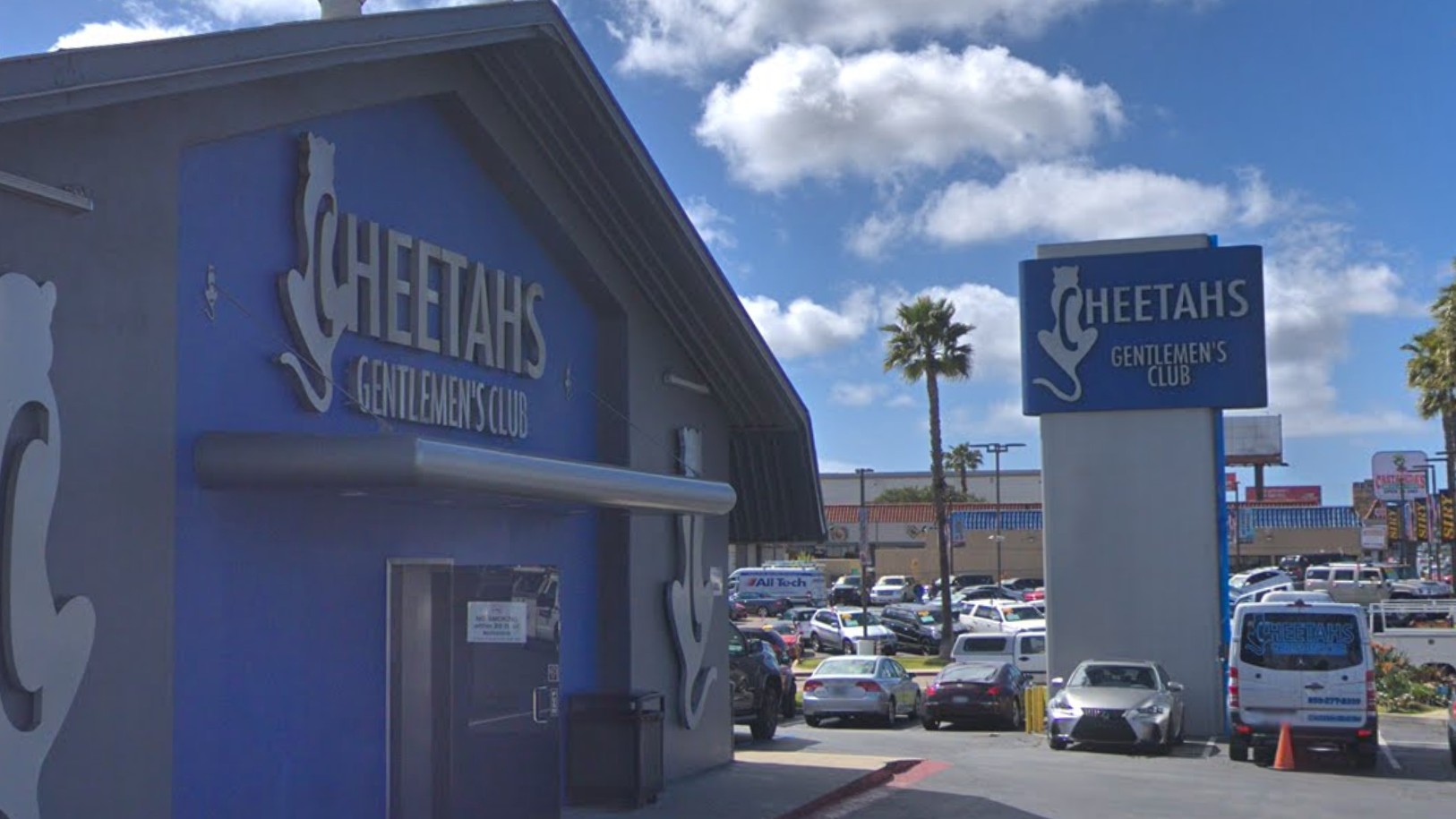 Cheetahs Gentleman’s Club in San Diego is seen in a Google Maps image.