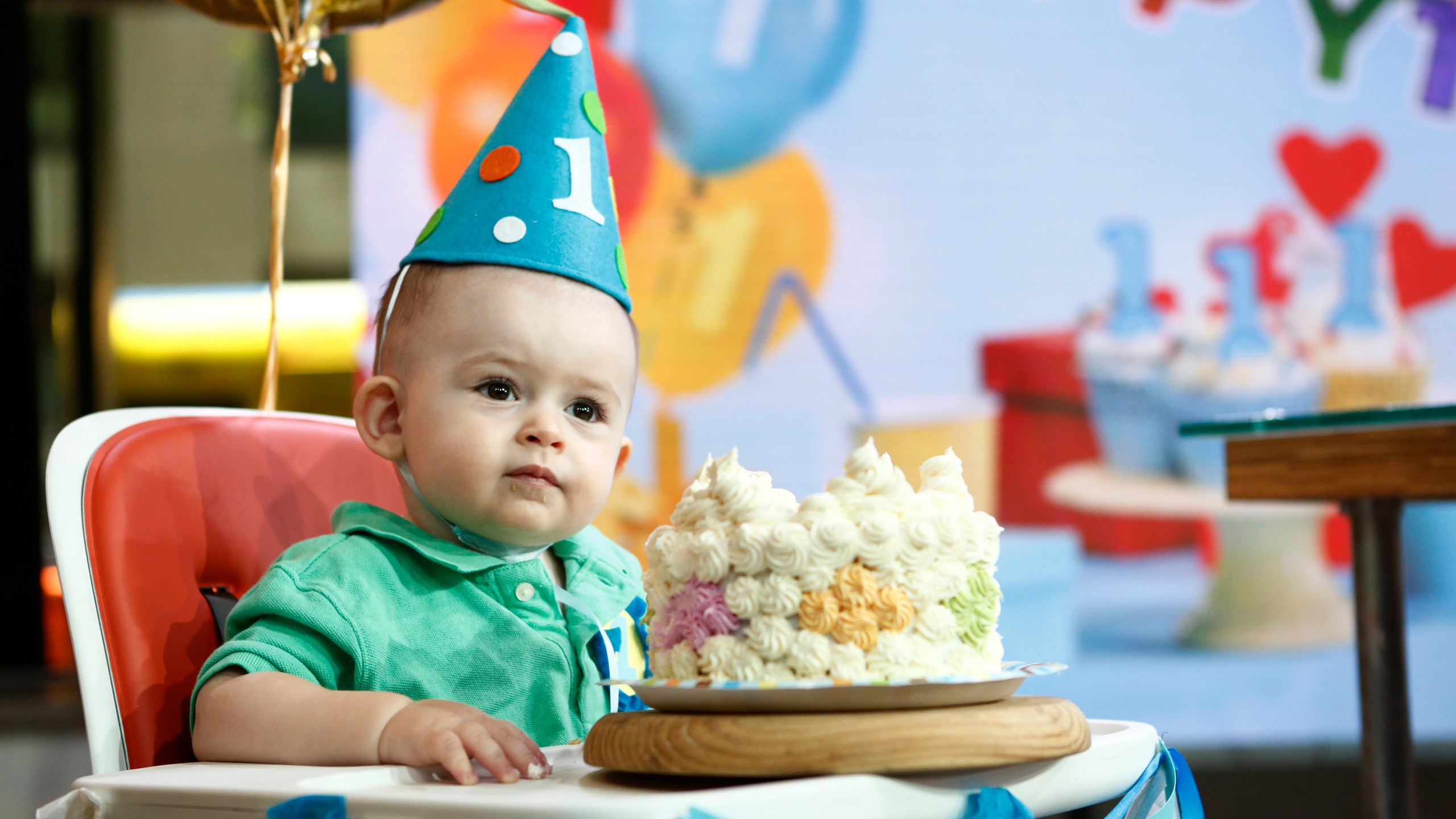 A baby appears on NBC News' "Today" show in this undated photo. (Peter Kramer/NBC/NBC Newswire/NBCUniversal via Getty Images)