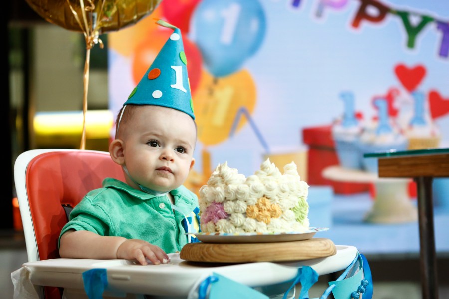 A baby appears on NBC News' "Today" show in this undated photo. (Peter Kramer/NBC/NBC Newswire/NBCUniversal via Getty Images)