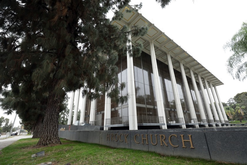 An undated file photo shows the Pasadena-based Harvest Rock Church. (Myung J. Chun / Los Angeles Times)