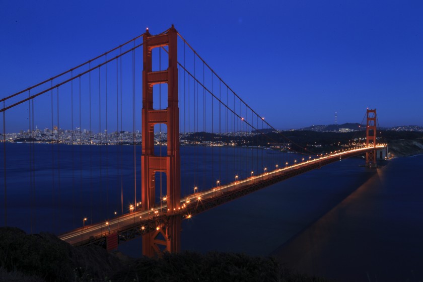 The Golden Gate Bridge is shown in an undated photo. (Mark Boster / Los Angeles Times)