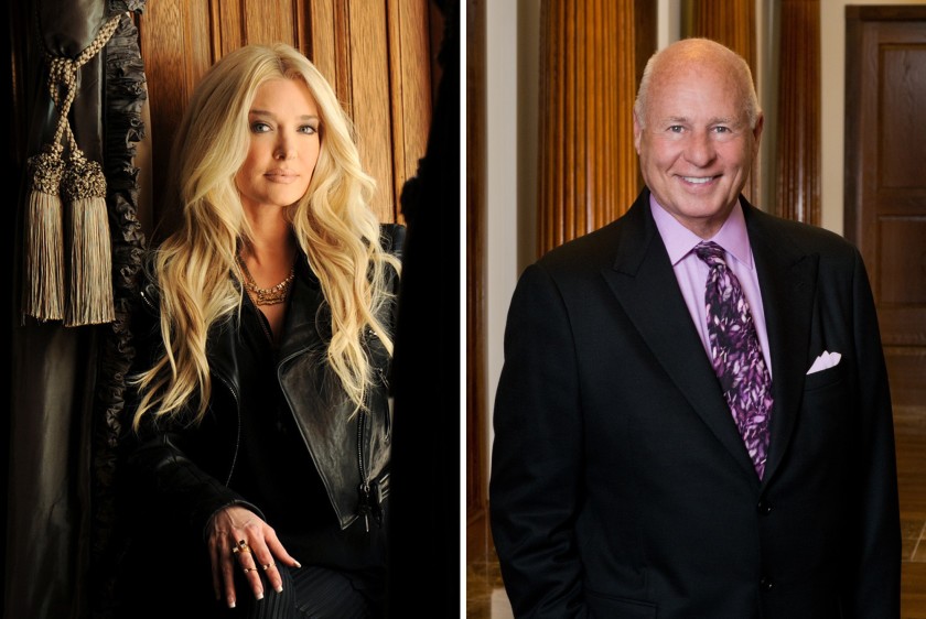 “Real Housewives of Beverly Hills” star Erika Jayne, shown in 2016, is the wife of L.A. attorney Thomas Girardi, shown in an undated handout photo. (Los Angeles Times)