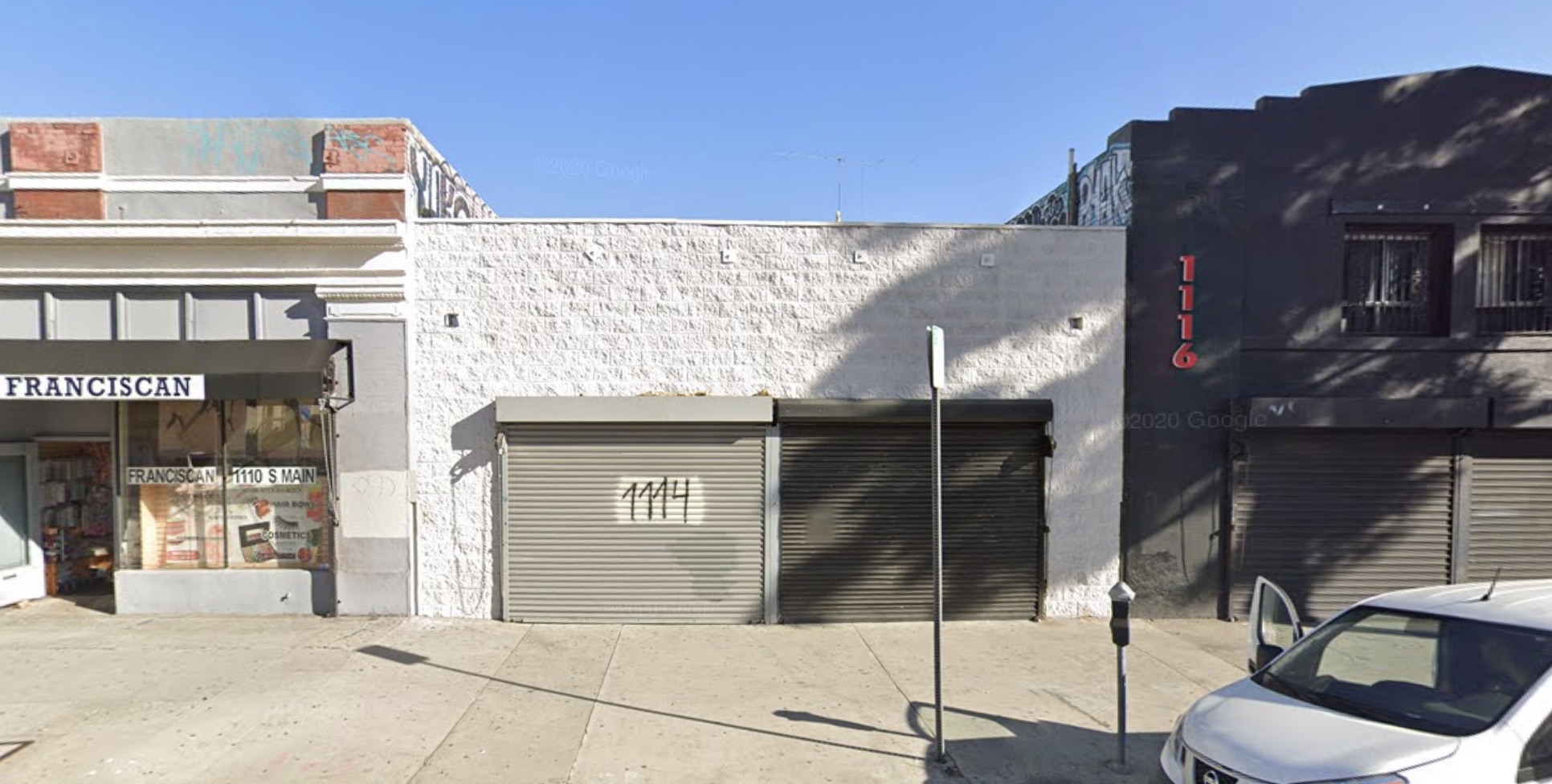 The nightclub, LA Party Society, in downtown's Fashion District is seen in a Google Maps Street View image.