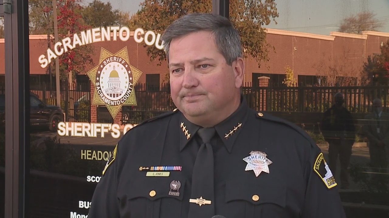 Sacramento County Sheriff Scott Jones is seen in a photo distributed by KTXL.